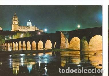 Postkarten: Postal 048011 : Salamanca. Catedral y puente romano de noche - Varios