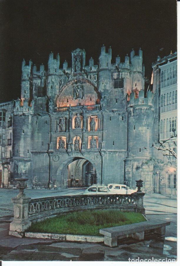 Postales: Postal-Postcard 17405: BURGOS - Arco de Santa Maria de Noche - Varios