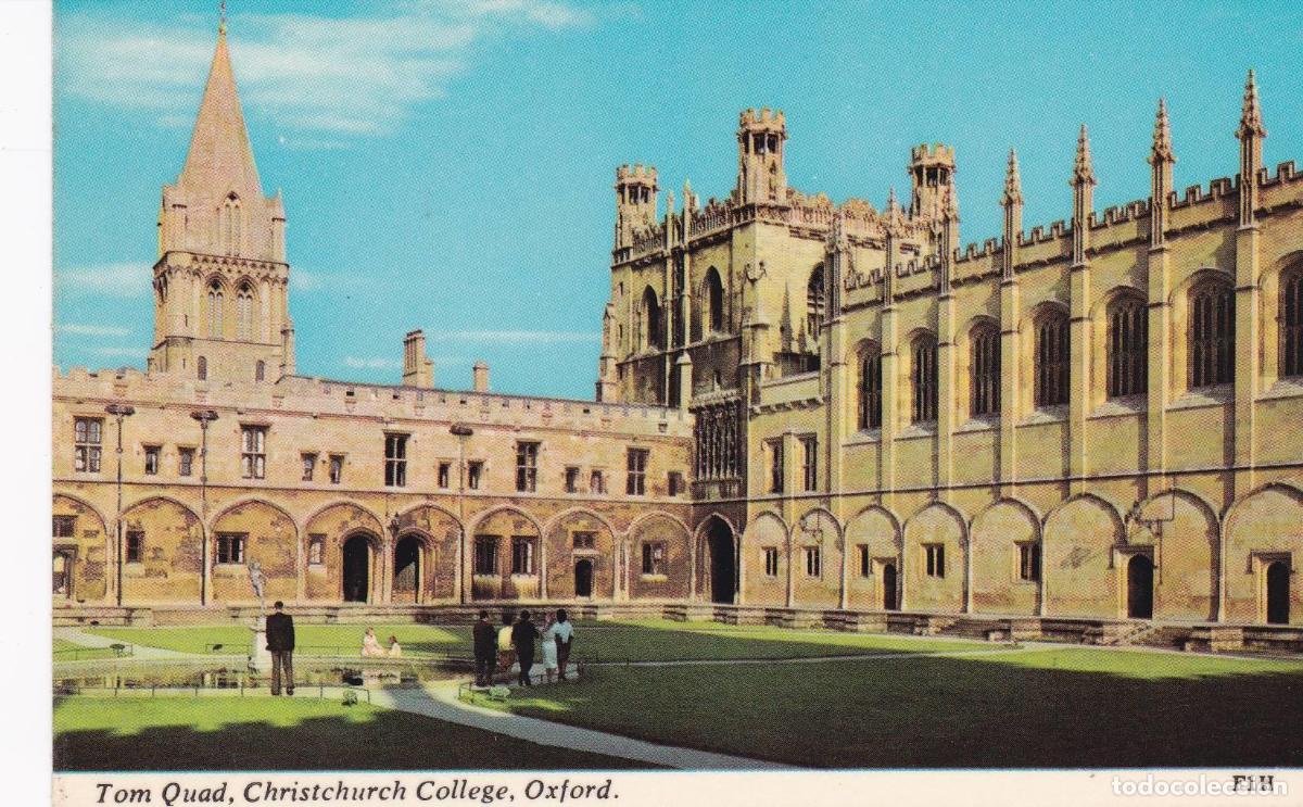 Postales: POSTAL B6215: OXFORD: TOM QUAD CHRISTCHURCH COLLEGE - Varios
