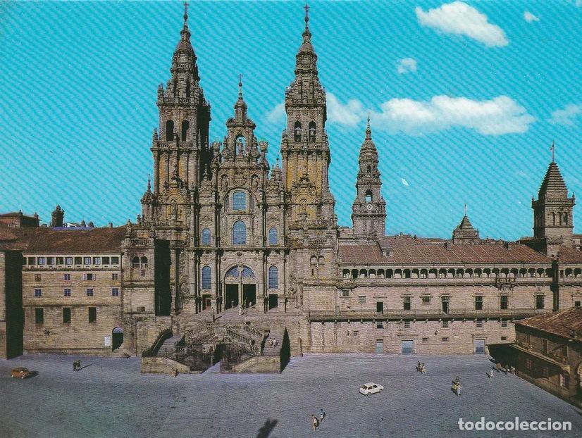 Postkarten: POSTAL B6394: SANTIAGO DE COMPOSTELA: CATEDRAL - Varios