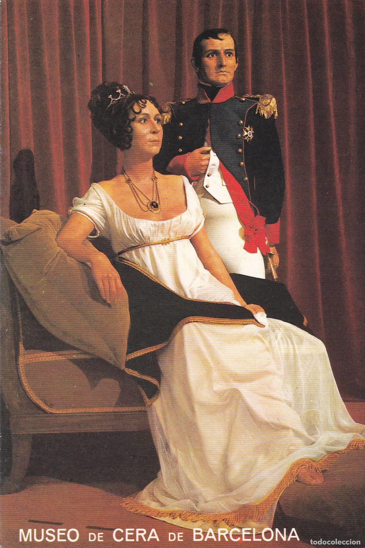 Postkarten: POSTAL B6580: BARCELONA: MUSEO DE CERA. NAPOLEON Y JOSEFINA - Varios