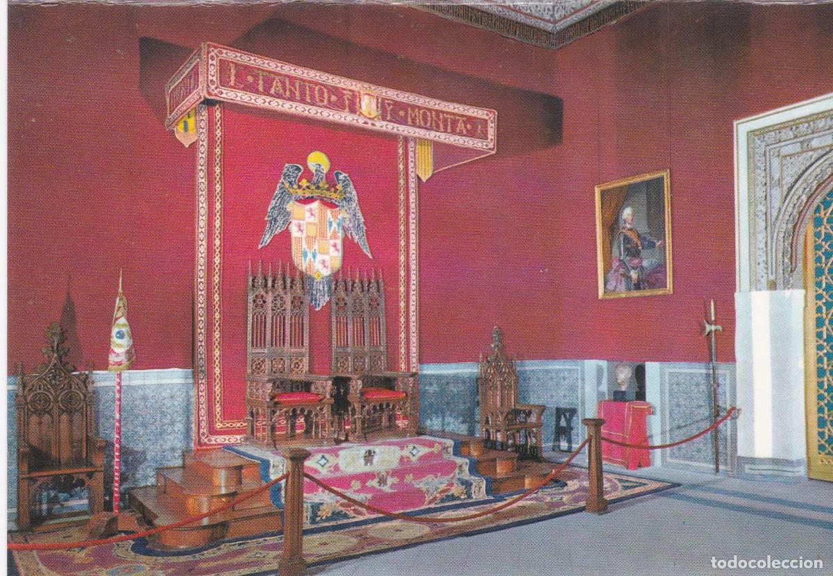 Postcards: POSTAL B6539: SEGOVIA: EL ALCAZAR. SALA DEL SOLIO - Varios