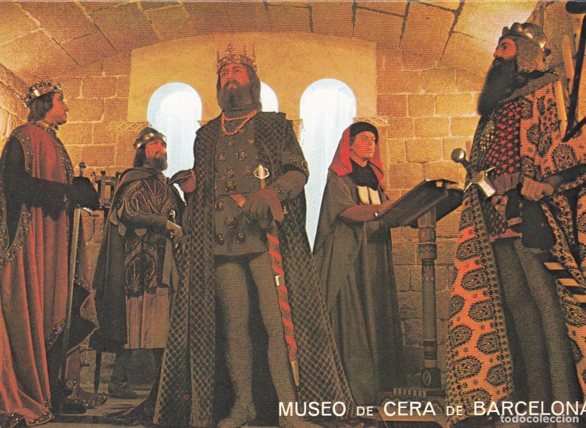 Postais: POSTAL B6579: BARCELONA: MUSEO DE CERA. SALON DE LOS HECHOS - Varios