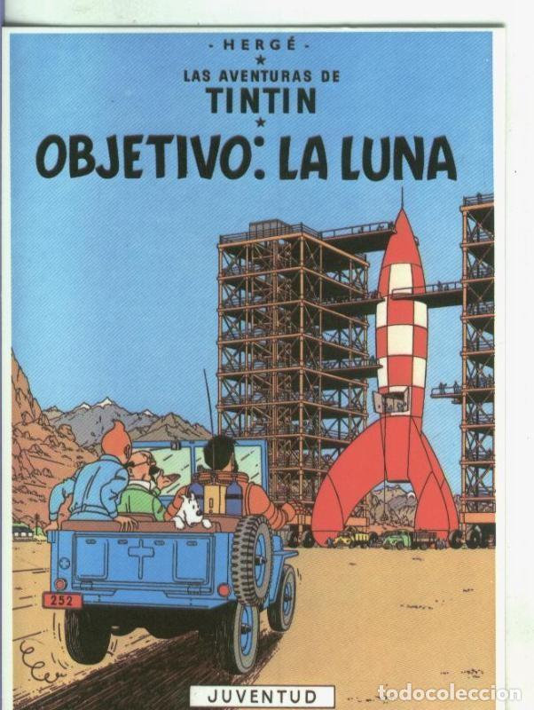 Postales: Postal numero 000274: Tintin: Objetivo: La luna - Varios