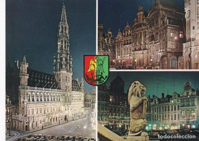 Postkarten: POSTAL B7022: BRUSELAS: DIVERSOS ASPECTOS - Varios