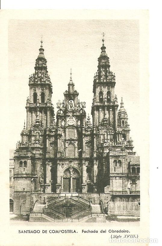 Postkarten: Postal 036626 : Santiago de Compostela. Fachada del Obradoiro (siglo XVIII) - Varios
