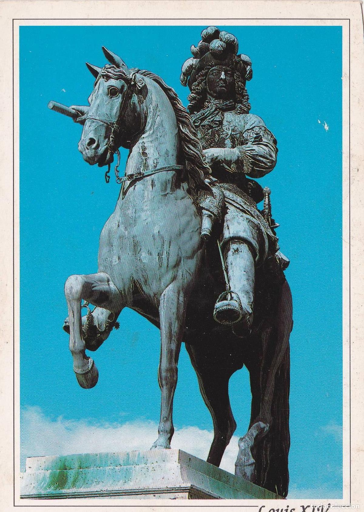 Cartoline: POSTAL B7218: VERSAILLES: ESTATUA ECUESTRE LUIS XIV - Varios
