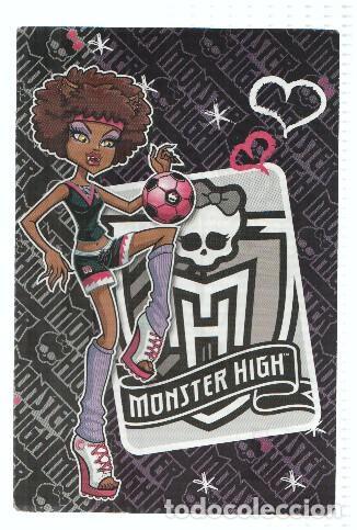 Postales: Photocards: MONSTER HIGH, Numero 001: Clawdeen Wolf (Panini 2011) - Mattel
