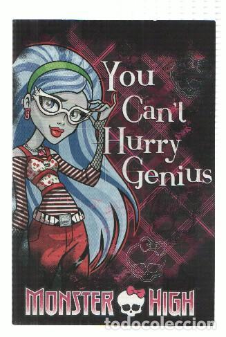 Postales: Photocards: MONSTER HIGH, Numero 057: Ghoulia Yelps (Panini 2011) - Mattel