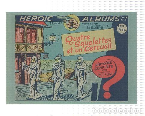 Postales: Postal MAURICE TILLEIUX, Numero 01: Heroic-Albums Numero 5 de 1947 (Editions de l'Elan) - Maurice Ti