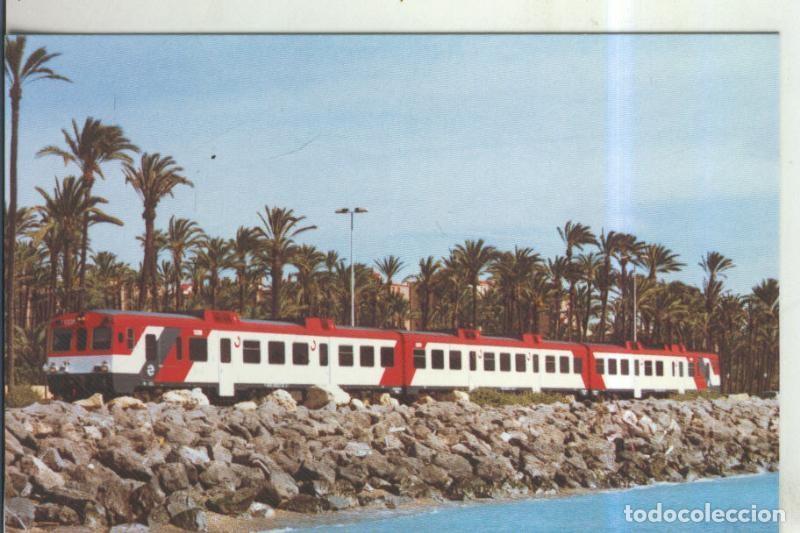 Postcards: Postal 010983: Automotor de cercanias Alicante-Murcia en San Gabriel,alicante - Varios