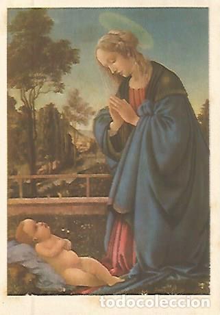 Postales: POSTAL A0279: La Virgen y el Ni&ntilde;o por Fra Filippo Lippi - Varios