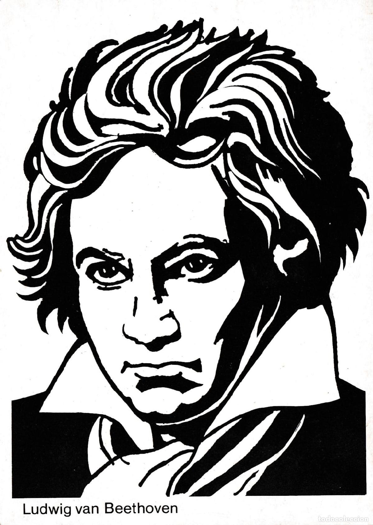 Postales: POSTAL 18847: Ludwig van Beethoven - Varios - Foto 1