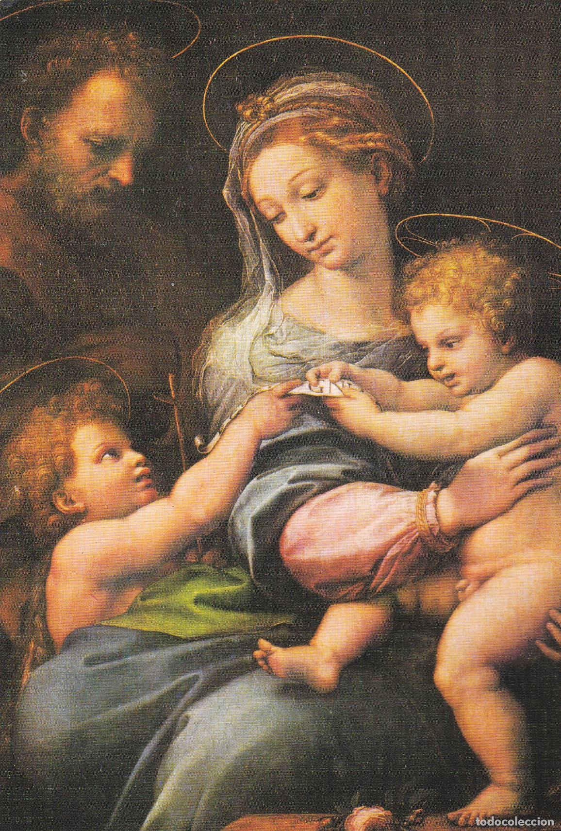 Postales: POSTAL 18948: RAPHAEL: VIRGEN DE LA ROSA - Varios - Foto 1