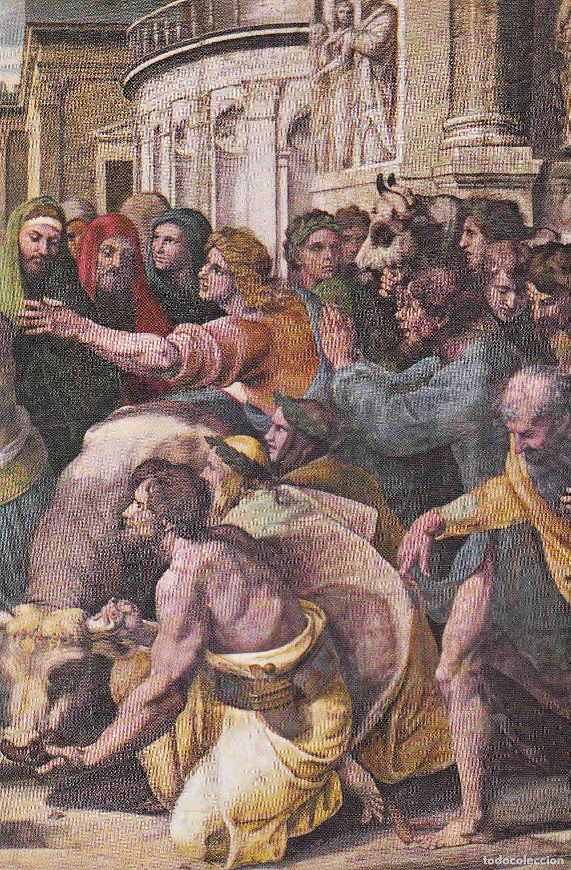 Postcards: POSTAL 18944: RAPHAEL: SACRIFICIO EN LYSTRA - Varios