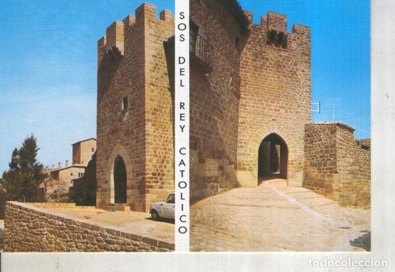 Postcards: Postal 014235: Portal de Nador y de Jaca en Sos del Rey Catolico, Zaragoza - Varios