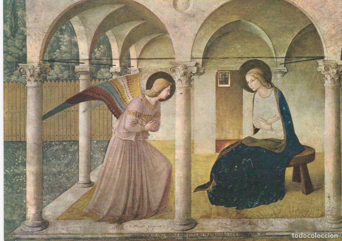 Postais: POSTAL 19017: FIRENZE: FRA ANGELICO: LA ANUNCIACION - Varios