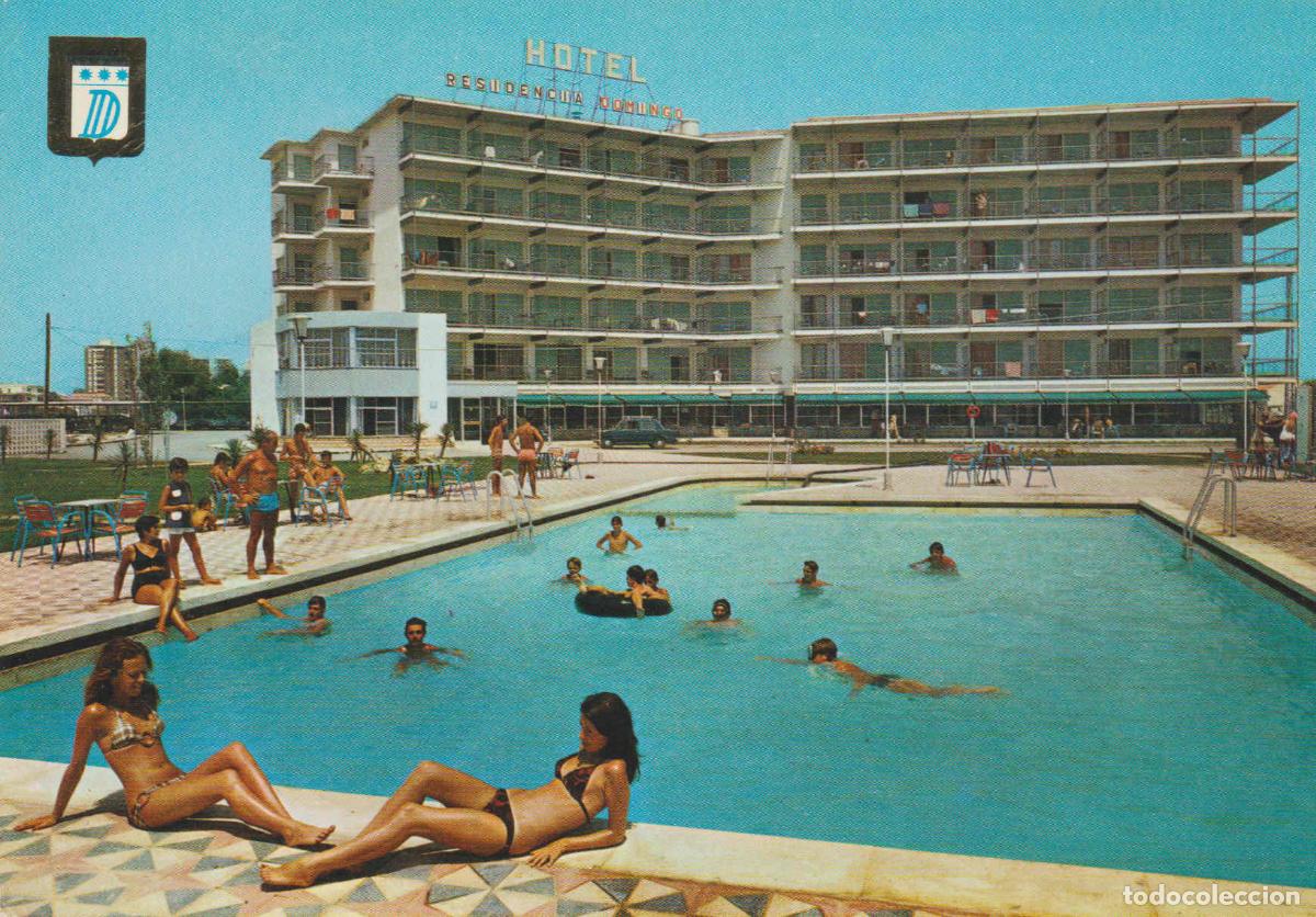 Postales: POSTAL 62705 : Alicante. Playa de San Juan. Hotel Domingo. Espa&ntilde;a - Varios