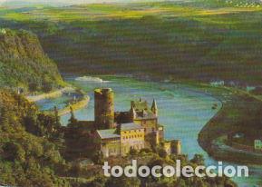 Cartoline: POSTAL 62900 : El Rin el castillo de Katz y el Loreley.Alemania - Varios