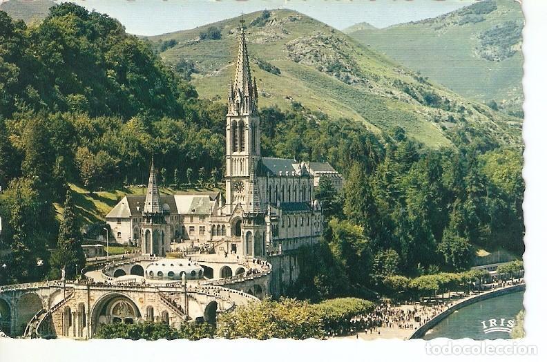Postkarten: Postal 041498 : Lourdes. La Basilique et le Gave - Varios