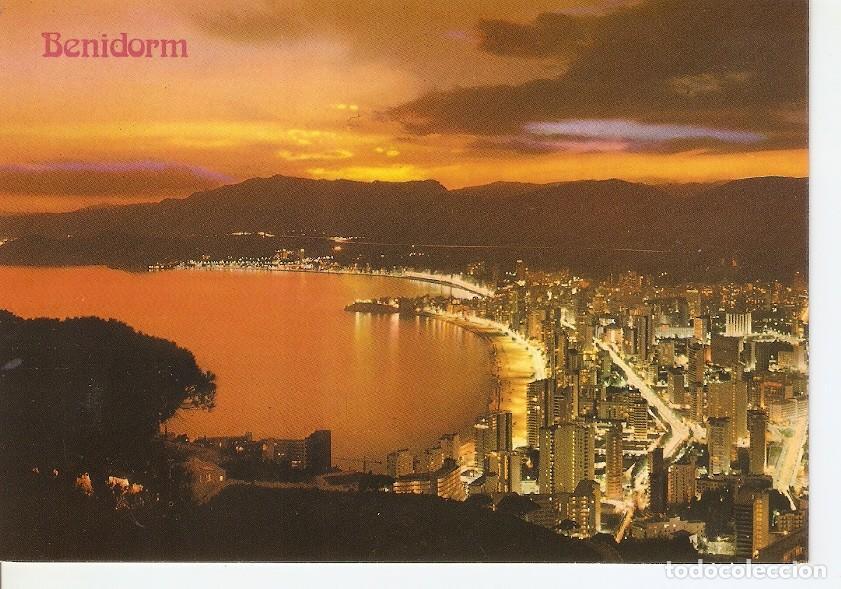Postales: Postal 042901 : Benidorm (Espa&ntilde;a). Atardecer - Varios