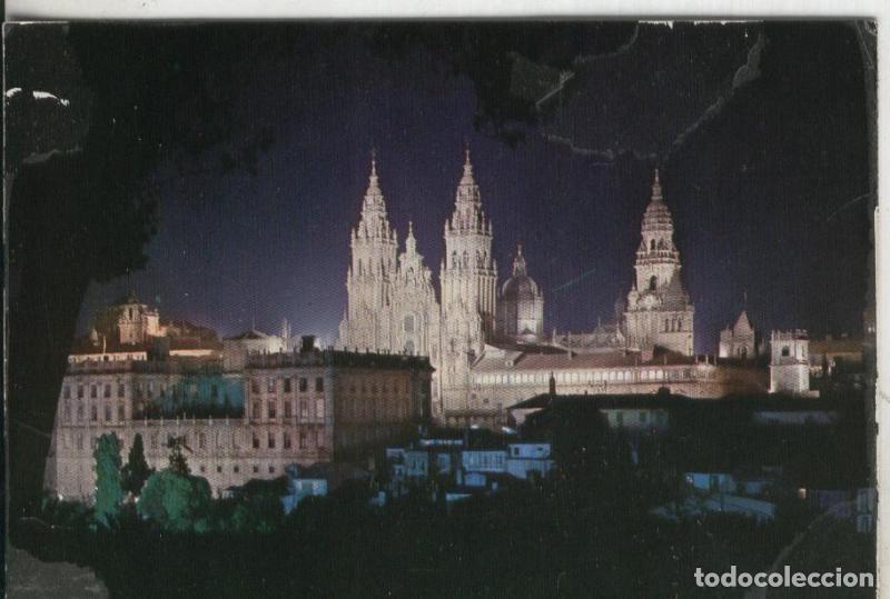 Postales: Postal 001522: Vista nocturna de Santiago de Compostela - Varios