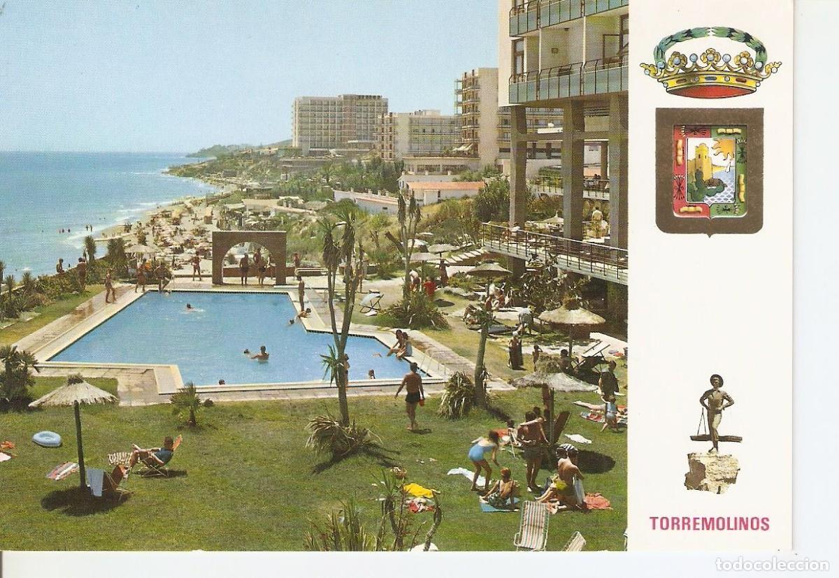 Postkarten: Postal 037645 : Torremolinos. Vista general. Fuente de la Salud - Varios