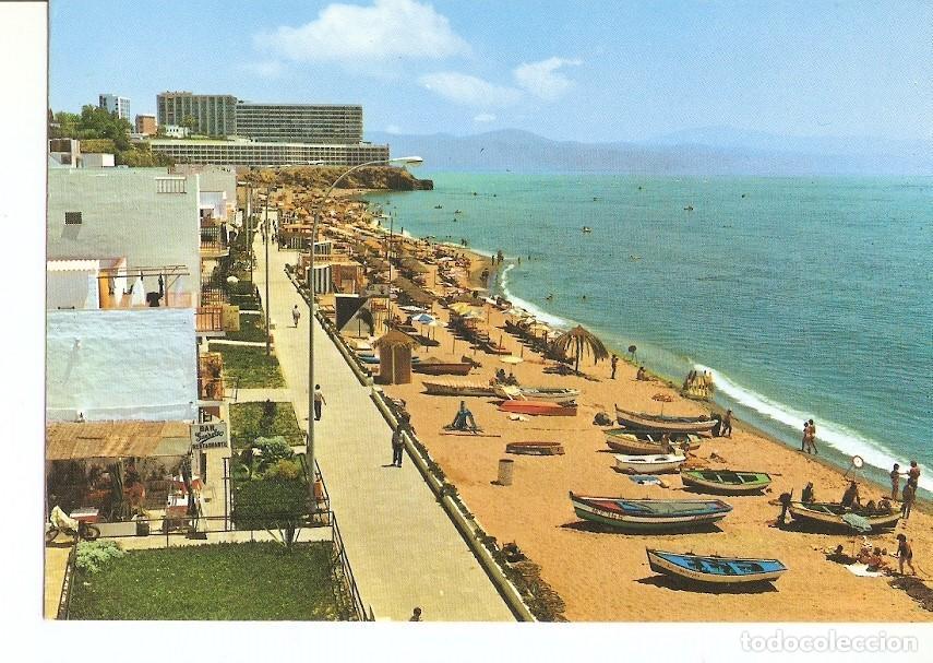 Postales: Postal 028883 : Torremolinos (costa del Sol), paseo peatonal y playas (Carihuela) - Varios