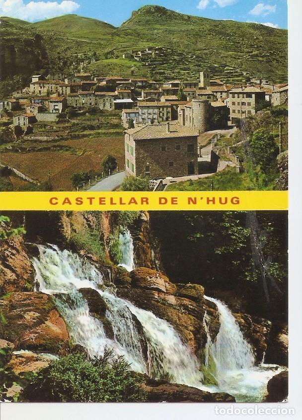 Postales: Postal 031177 : Castellar de NHug (Barcelona). Pirineo Catala. Fonts del Llobregat - Varios