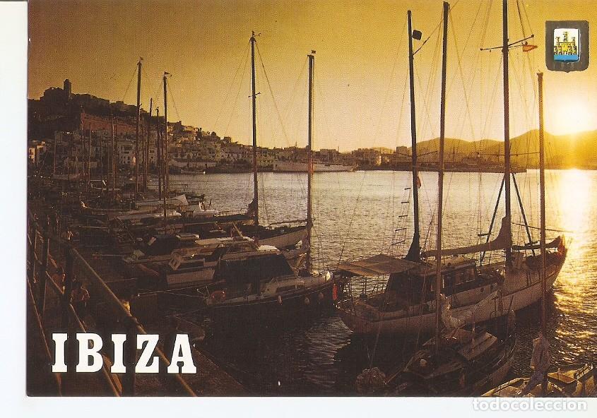 Cartoline: Postal 035119 : Ibiza. Isla Blanca. Puerto. Puesta de sol - Varios