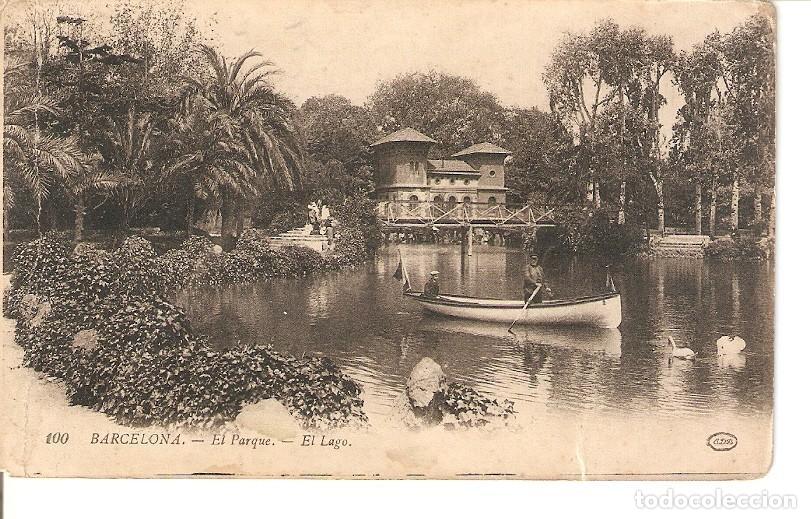 Postkarten: Postal 024046 : El parque - el Lago (Barcelona) - Varios