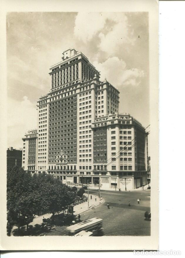Postales: Postal 017077: MADRID - Vista del Edificio Espa&ntilde;a - Varios - Foto 1