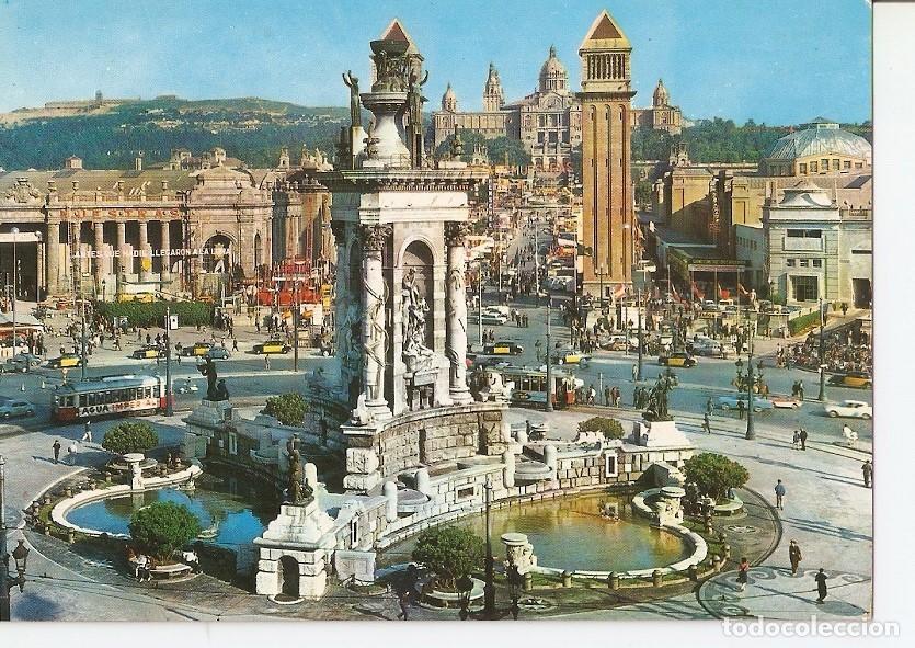 Cartoline: Postal 042656 : Barcelona. Plaza de Espa&ntilde;a - Varios