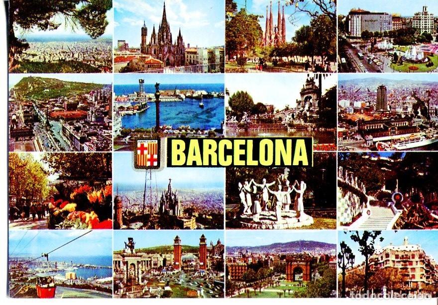 Postais: Postal 016620: BARCELONA - Diferentes vistas e la Ciudad - Varios