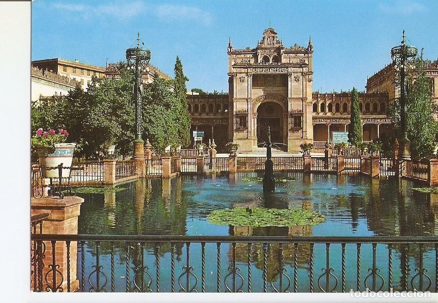 Postales: Postal 027967 : Sevilla, Plaza de America. Museo del Arqueologico - Varios