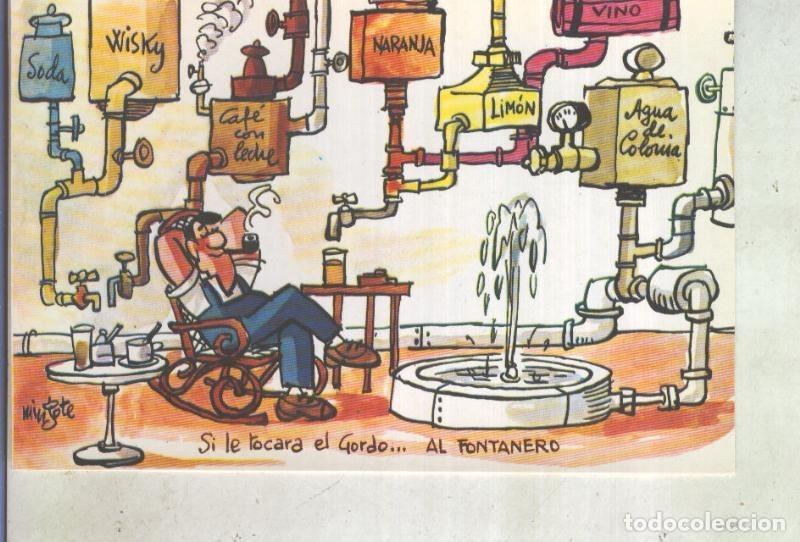 Postales: Postal 013653: Loteria Nacional, Mingote: Fontanero - Varios