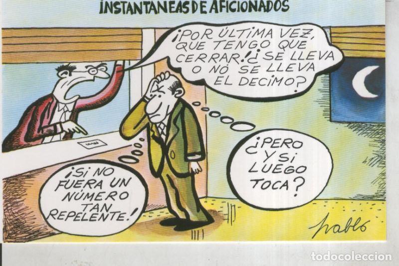 Postkarten: Postal 011061: Loteria Nacional: Dibujos humoristicos de Pablo - Varios