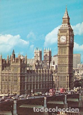 Postkarten: POSTAL 57850: Big Ben The Houses of Parliament and the River Thames London - Varios