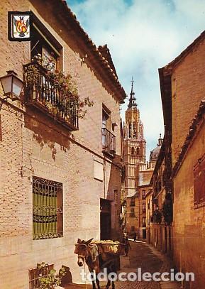 Postcards: POSTAL 57922: Toledo Calle St Isabel Al fondo de la Catedral - Varios