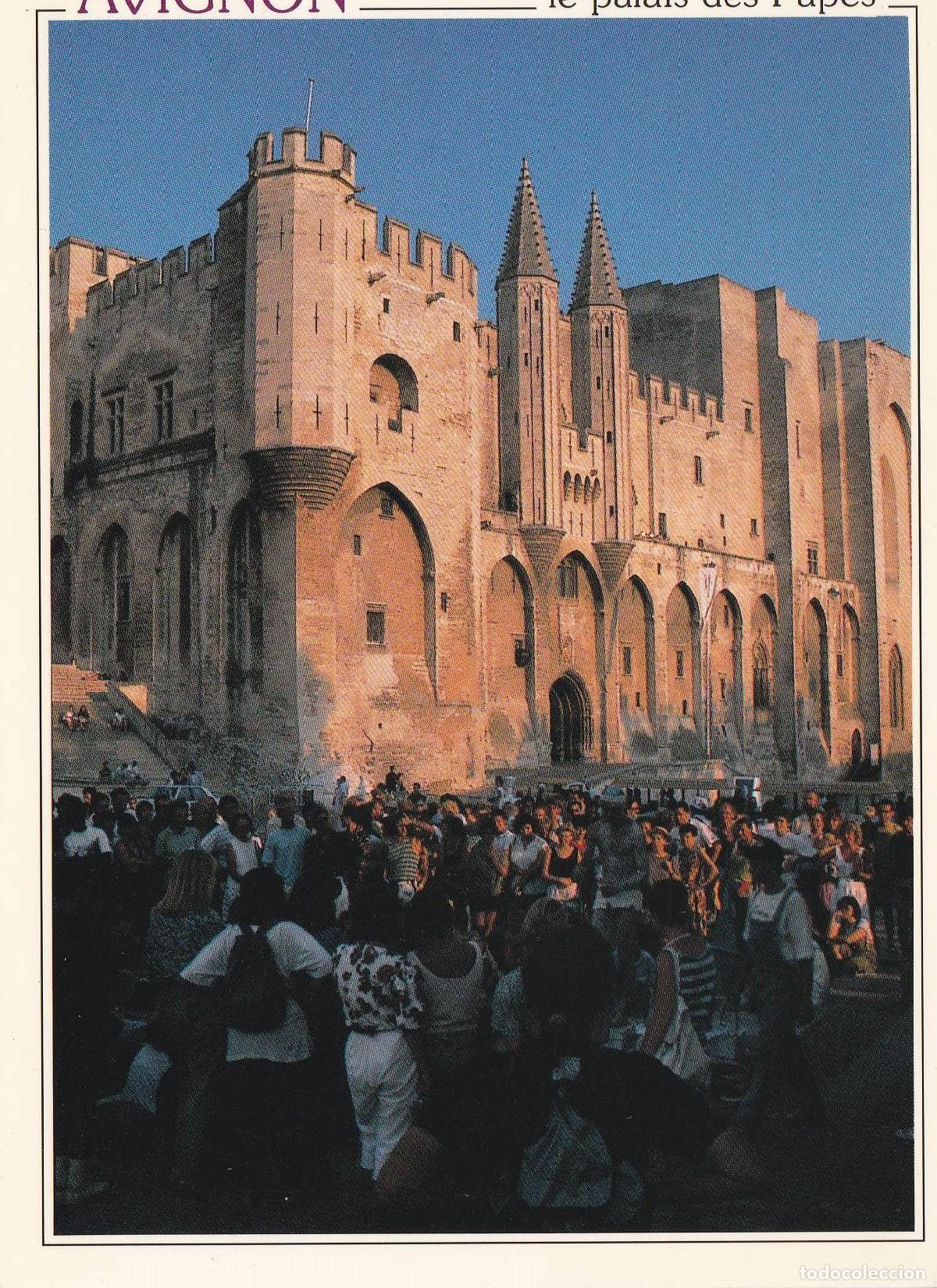 Postcards: POSTAL B6609: AVIGNON: PALAIS AU TEMPS - Varios