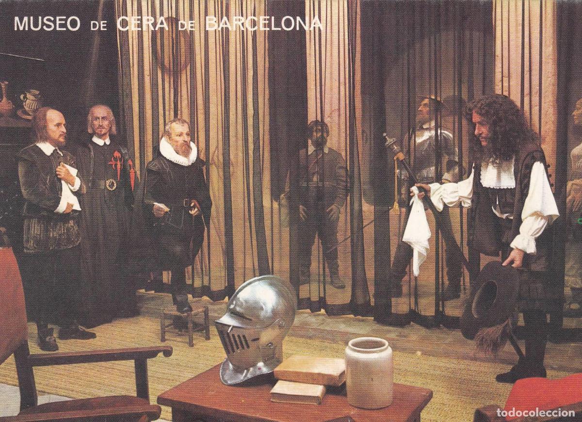 Cartes Postales: POSTAL B6571: BARCELONA: MUSEO DE CERA. PRINCIPES DE LA LETRAS - Varios