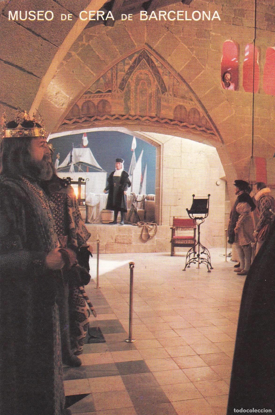 Postais: POSTAL B6596: BARCELONA: MUSEO DE CERA. SALON DE LOS HECHOS - Varios