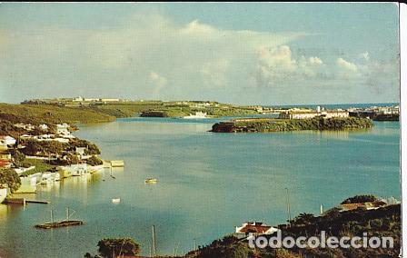 Cartoline: POSTAL 58039: Menorca Atardecer en el puerto de Mahon - Varios