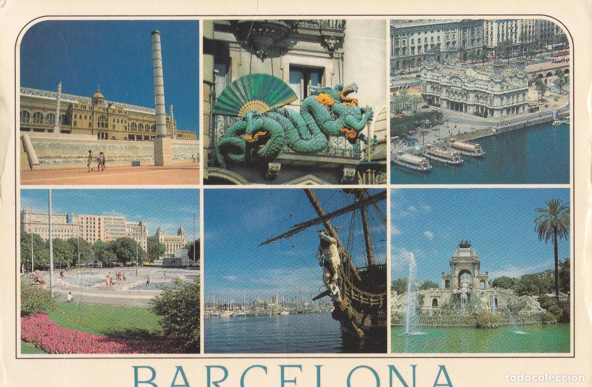 Postkarten: POSTAL B6722: BARCELONA: DIFERENTES ASPECTOS - Varios