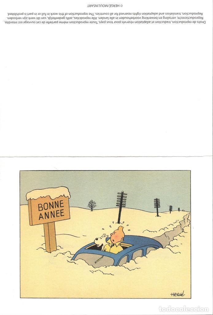 Postales: Postal de navidad Tintin: Bonne Anne 2011 (ref. #31305)