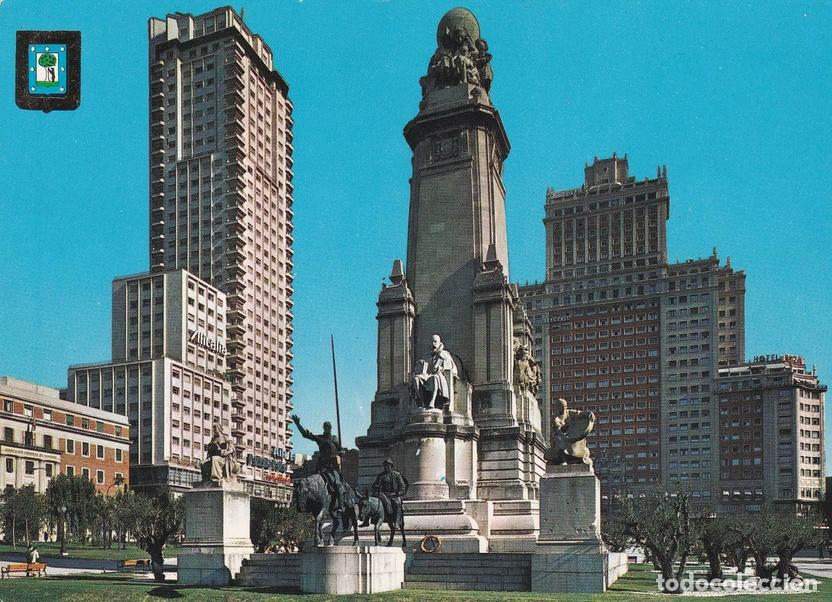 Postais: POSTAL B6874: MADRID: PLAZA DE ESPA&Ntilde;A - Varios