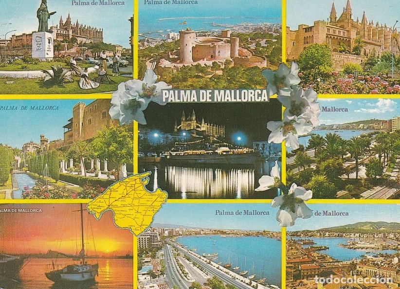 Postais: POSTAL B6872: PALMA DE MALLORCA: DIVERSOS ASPECTOS - Varios