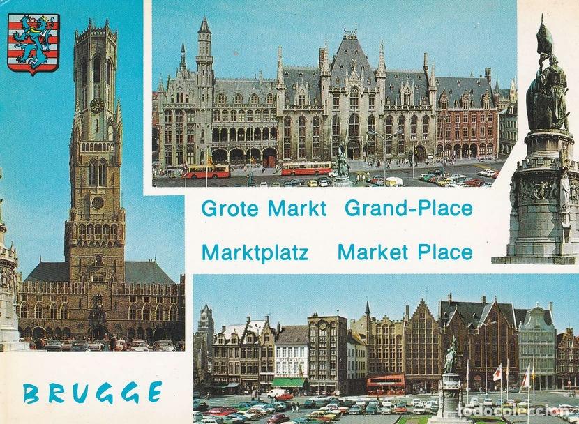 Postcards: POSTAL B7023: BRUSELAS: BRUJAS - Varios