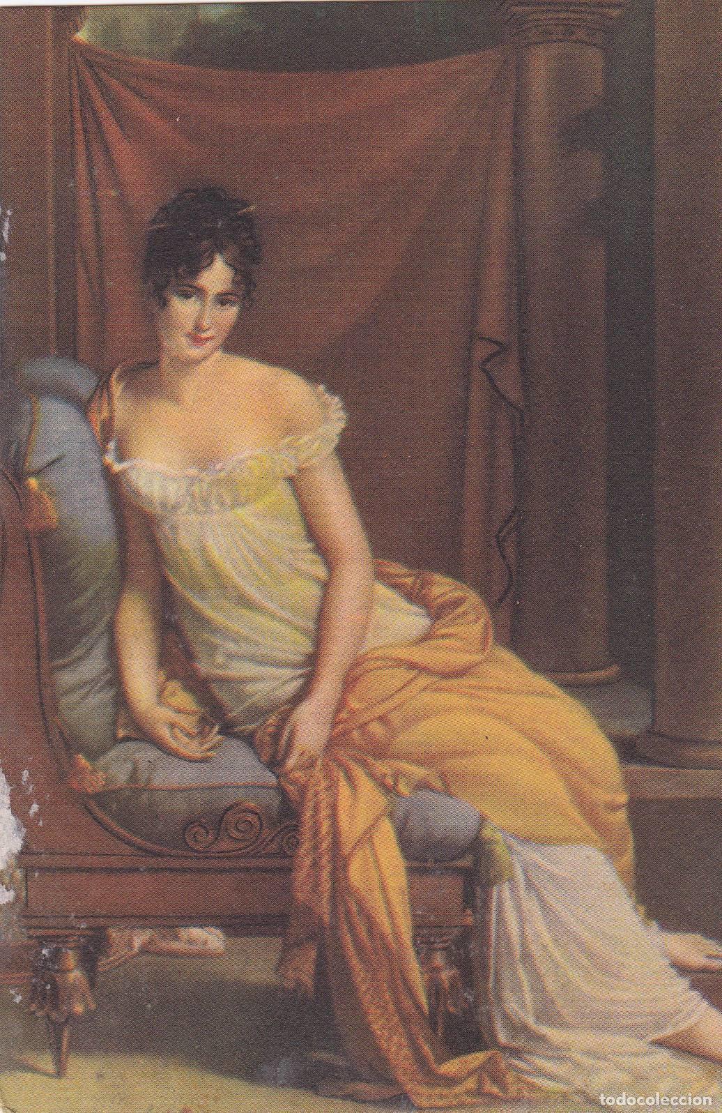 Postales: POSTAL B7084: RETRATO DE UNA CORTESANA. OLEO - Varios