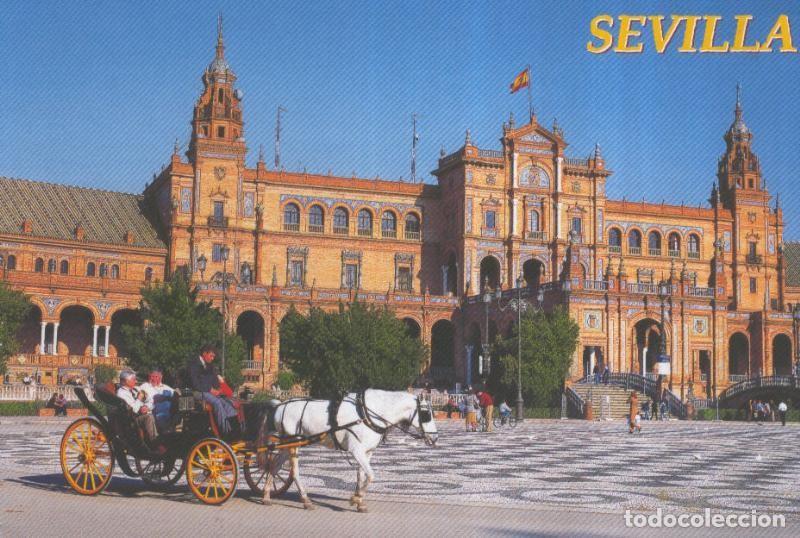 Postkarten: Postal 015778: Plaza de Espa&ntilde;a de Sevilla - Varios